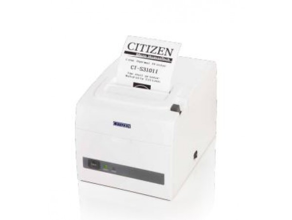 POS Termični tiskalnik Citizen CT-S310II, RS232, USB Dual-IF, 8 dots/mm (203 dpi), rezalnik, Bela